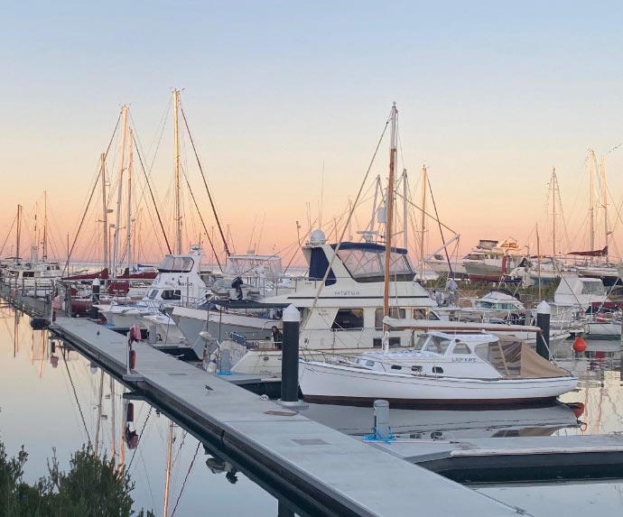 Boats at Yaringa Boat Harbour